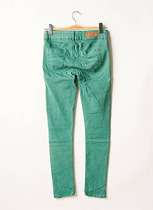 Pantalon slim talie joasă talie joasă verde LES P'TITES BOMBES femeie