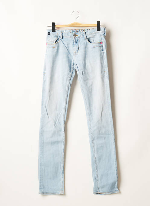 Blugi cu croială slim albastru GUESS femeie