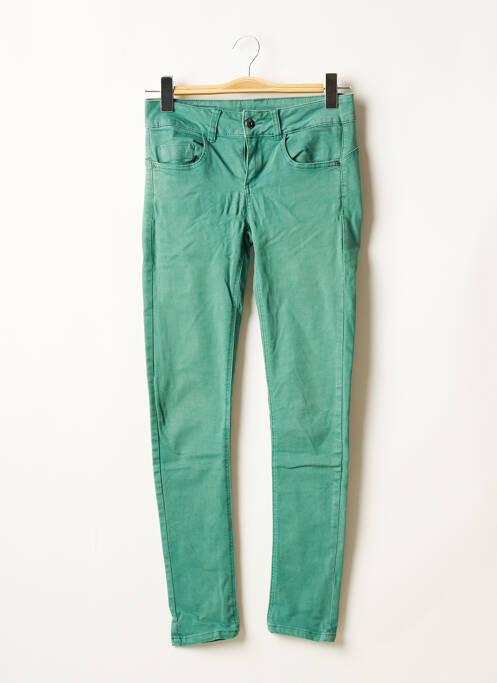 Pantalon slim verde LES P'TITES BOMBES femeie