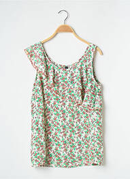 Top croială fluidă fără mâneci verde VERO MODA femeie