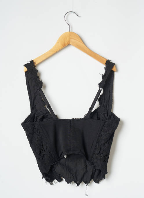 Top negru GUESS femeie