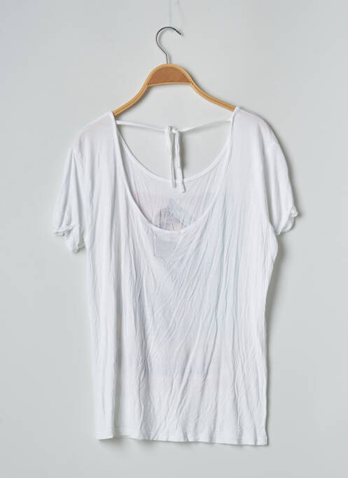 Top elasticitate mâneci scurte alb KAPORAL femme