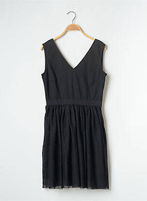 Rochie midi fără mâneci fără mâneci negru NAF NAF femeie