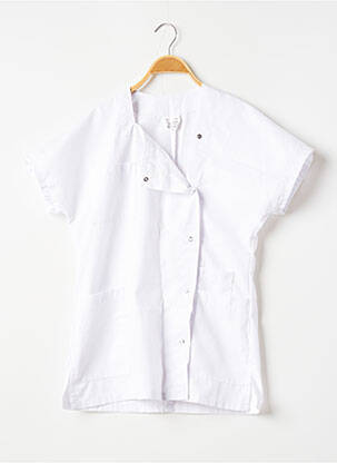 Tunică mâneci scurte alb SANS MARQUE femeie