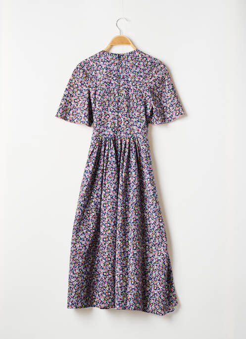 Rochie midi albastru VIRGINIE femeie