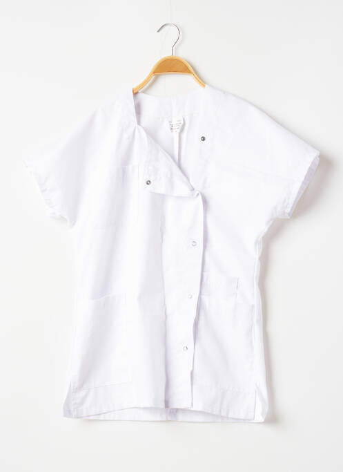 Tunică mâneci scurte alb SANS MARQUE femeie