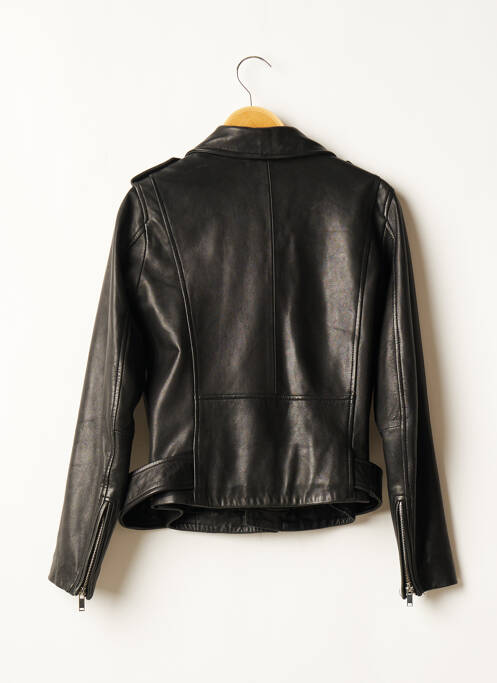 Geci din piele ecologică negru ZARA femeie