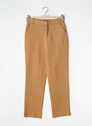 Pantalon chino mărime normală mărime normală maro ZARA femeie
