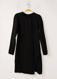 Rochie midi mâneci lungi mâneci lungi negru IKKS femme
