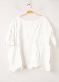 Top mâneci scurte mâneci scurte alb AMERICAN VINTAGE femme