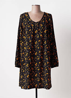 Rochie scurtă mâneci lungi mâneci lungi negru BANANA MOON femeie