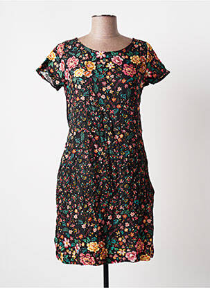 Rochie scurtă mâneci scurte mâneci scurte negru BANANA MOON femeie