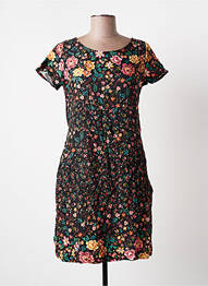 Rochie scurtă mâneci scurte mâneci scurte negru BANANA MOON femme