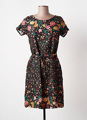 Rochie scurtă mâneci scurte mâneci scurte negru BANANA MOON femeie