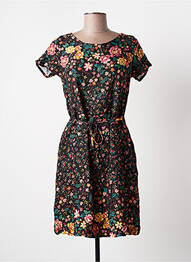 Rochie scurtă mâneci scurte mâneci scurte negru BANANA MOON femme
