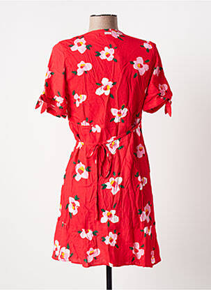 Rochie scurtă mâneci scurte mâneci scurte roșu BANANA MOON femeie