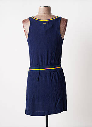 Rochie scurtă fără mâneci fără mâneci albastru BANANA MOON femeie