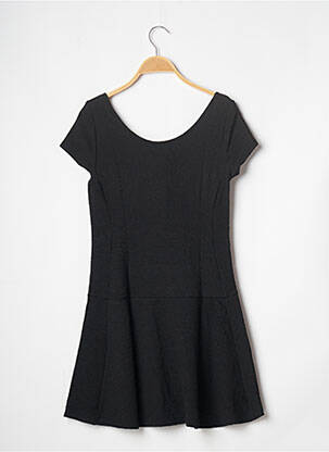 Rochie scurtă mâneci scurte mâneci scurte negru BANANA MOON femeie