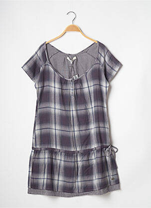 Rochie scurtă mâneci scurte mâneci scurte albastru BANANA MOON femeie