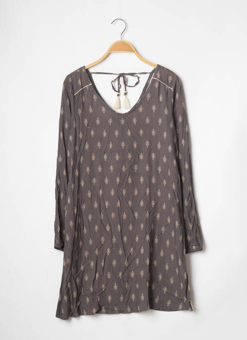 Rochie scurtă maro BANANA MOON femeie