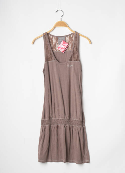 Rochie scurtă maro BANANA MOON femeie