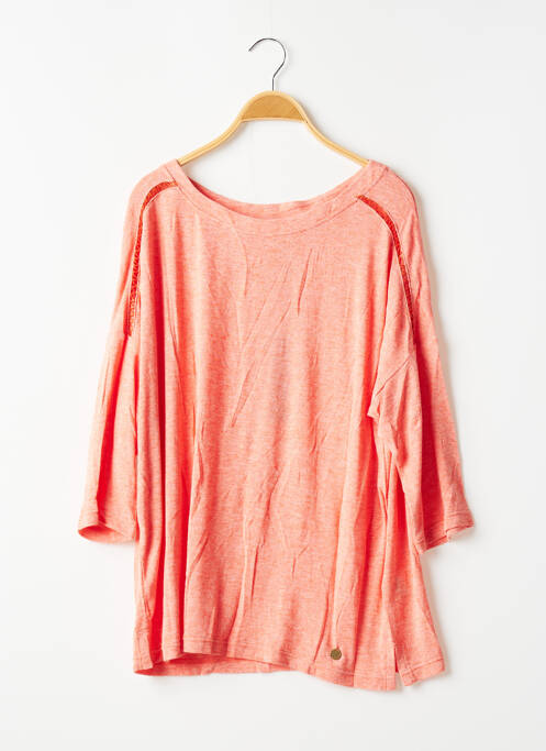 Pulover tunică țesătură melanj mâneci lungi portocaliu BANANA MOON femme