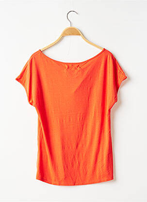 Tricou elasticitate mâneci scurte portocaliu BANANA MOON femeie