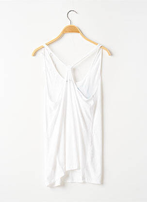 Tricou croială dreaptă bretele subțiri alb BANANA MOON femme