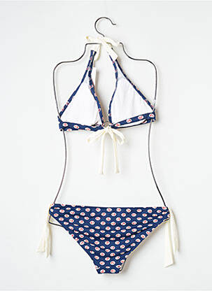 Costum de baie din două piese elasticitate top sutien modelat albastru BANANA MOON femeie