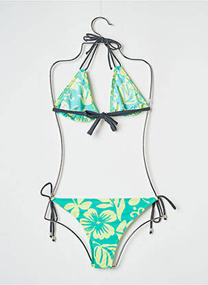 Costum de baie din două piese elasticitate verde BANANA MOON femeie