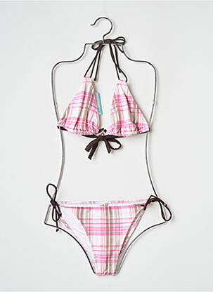 Costum de baie din două piese elasticitate roz BANANA MOON femeie