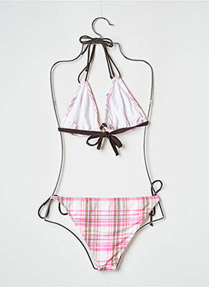 Costum de baie din două piese elasticitate roz BANANA MOON femeie
