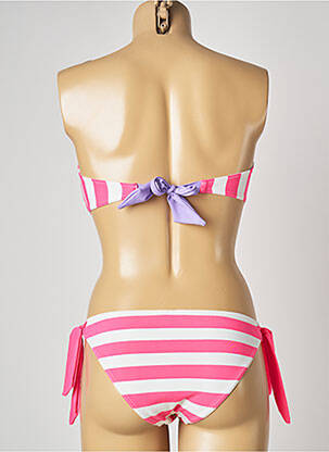 Costum de baie din două piese elasticitate top sutien modelat roz BANANA MOON femeie