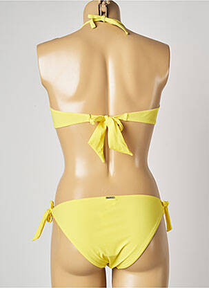 Costum de baie din două piese elasticitate top sutien modelat galben BANANA MOON femeie