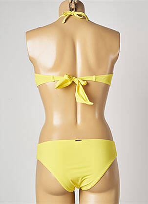 Costum de baie din două piese elasticitate top sutien modelat galben BANANA MOON femeie
