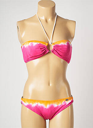 Costum de baie din două piese elasticitate roz BANANA MOON femeie