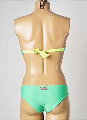 Costum de baie din două piese elasticitate top sutien modelat verde BANANA MOON femeie