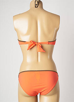 Costum de baie din două piese elasticitate top sutien modelat portocalie BANANA MOON femeie