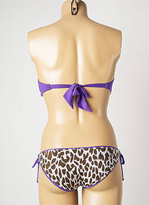 Costum de baie din două piese elasticitate top bentiță violet BANANA MOON femeie
