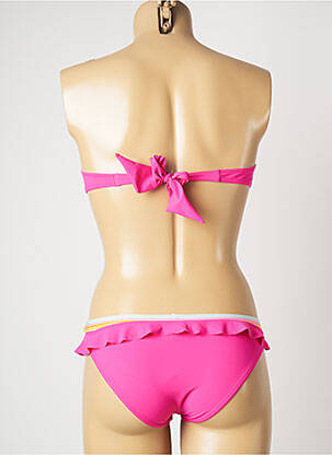 Costum de baie din două piese elasticitate top sutien modelat roz BANANA MOON femeie
