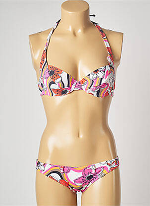 Costum de baie din două piese elasticitate roz BANANA MOON femeie