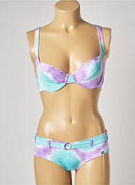 Costum de baie din două piese elasticitate violet BANANA MOON femme