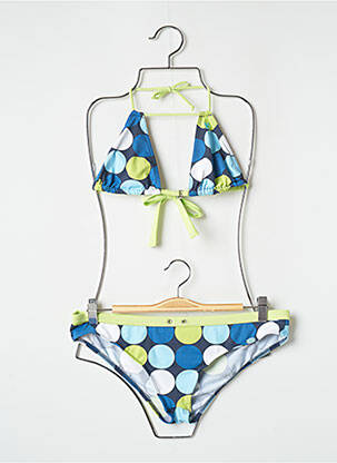 Costum de baie din două piese elasticitate top triunghiuri albastru BANANA MOON femeie