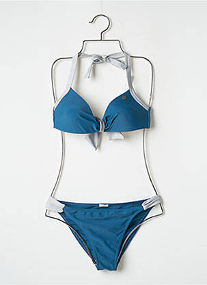 Costum de baie din două piese elasticitate top sutien modelat albastru BANANA MOON femeie