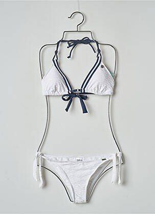 Costum de baie din două piese elasticitate top sutien modelat alb BANANA MOON femeie