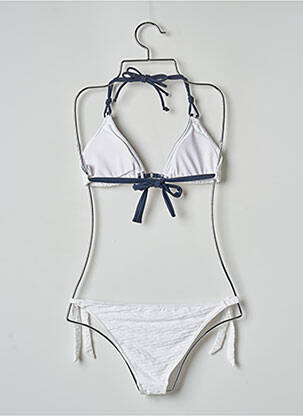 Costum de baie din două piese elasticitate top sutien modelat alb BANANA MOON femeie