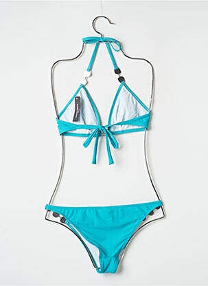 Costum de baie din două piese elasticitate top triunghiuri albastru BANANA MOON femeie