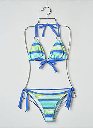 Costum de baie din două piese elasticitate top sutien modelat albastru BANANA MOON femeie