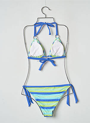 Costum de baie din două piese elasticitate top sutien modelat albastru BANANA MOON femeie