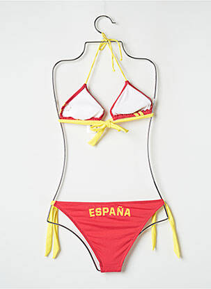 Costum de baie din două piese elasticitate top sutien modelat roșu BANANA MOON femeie